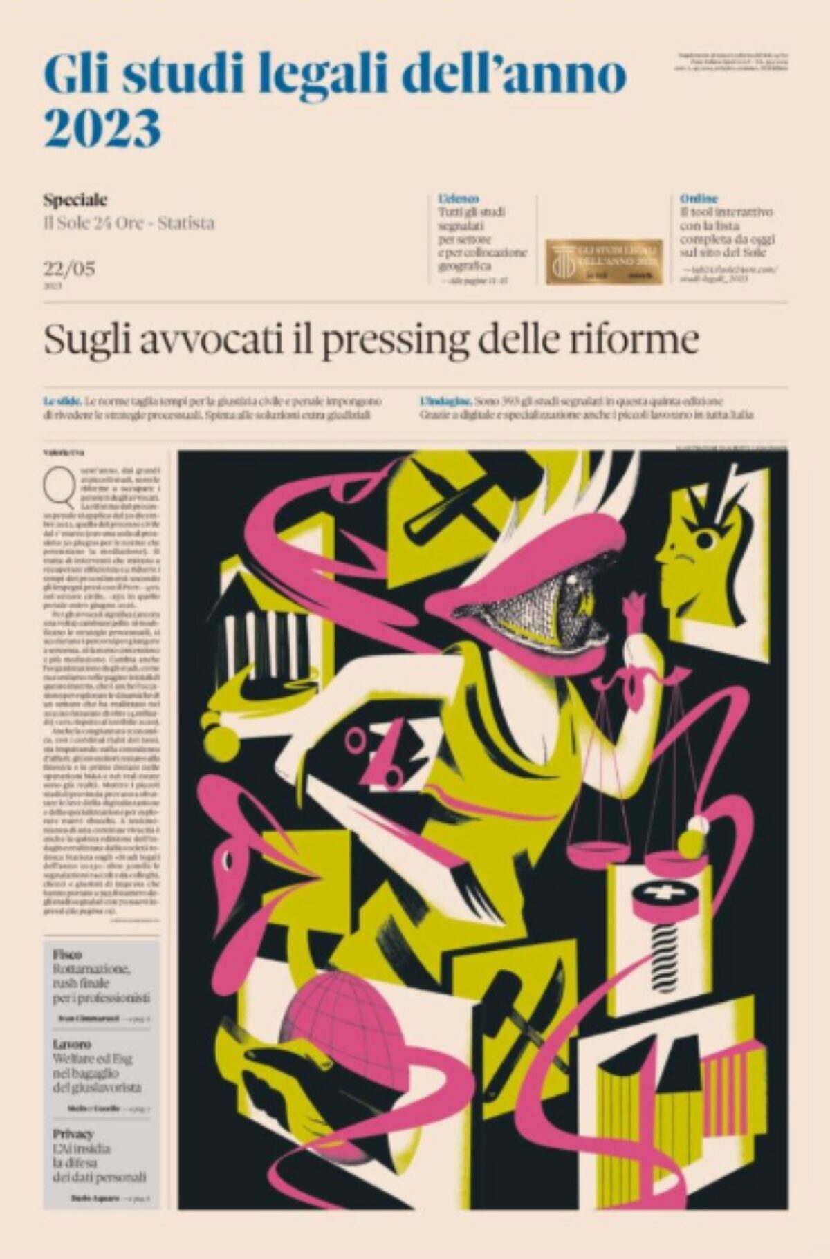 Dehò Masserelli tra Gli Studi Legali dell’Anno 2023 de Il Sole 24 Ore e Statista